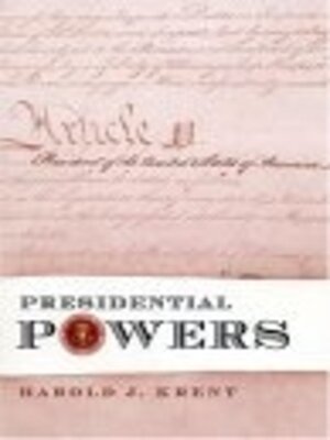 cover image of Presidential Powers